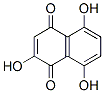 2,5,8-Trihydroxy-1,4-naphthoquinone Struktur