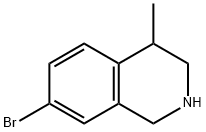 7-broMo-4-Methyl-1,2,3,4-tetrahydroisoquinoline Struktur