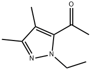 1-ethyl-3,4-diMethyl-5-ACETYL-1H-pyrazole Struktur