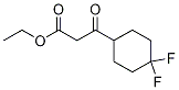 ethyl 3-(4,4-difluoro-cyclohexyl)-3-oxo-propanoate Struktur