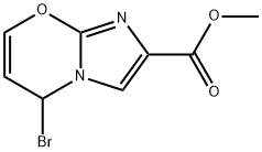 Methyl 5-broMo-5H-iMidazo[2,1-b][1,3]oxazine-2-carboxylate Struktur