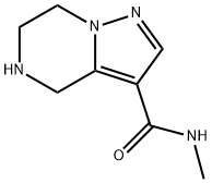 N-Methyl-4,5,6,7-tetrahydropyrazolo[1,5-a]pyrazine-3-carboxaMide Struktur