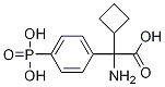 2-aMino-2-cyclobutyl-2-(4-phosphonophenyl)-acetic acid Struktur