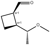 Cyclobutanecarboxaldehyde, 2-(1-methoxyethyl)-, [1alpha,2alpha(R*)]- (9CI) Struktur