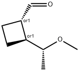 Cyclobutanecarboxaldehyde, 2-(1-methoxyethyl)-, [1alpha,2beta(S*)]- (9CI) Struktur