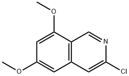 3-CHLORO-6,8-DIMETHOXYISOQUINOLINE Struktur