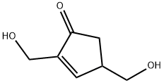 2-Cyclopenten-1-one, 2,4-bis(hydroxymethyl)- (9CI) Structure