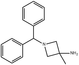 1-(DIPHENYLMETHYL)-3-METHYL-3-AZETIDINAMINE Struktur