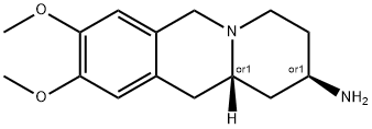 2-AMINO-8,9-DIMETHOXY-1,3,4,6,11,11A-HEXAHYDRO-2H-BENZO[B]QUINOLIZINE Struktur