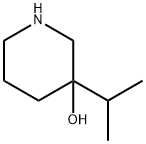 3-isopropylpiperidin-3-ol Struktur