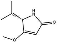 2H-Pyrrol-2-one,1,5-dihydro-4-methoxy-5-(1-methylethyl)-,(S)-(9CI) Struktur