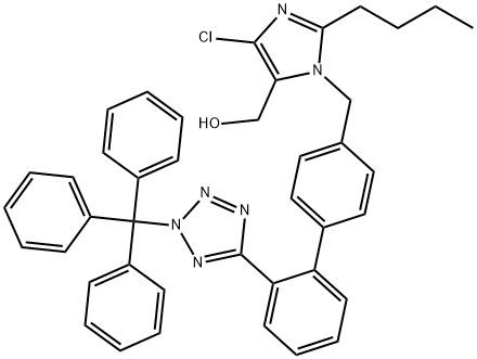 Trityl losartan Structure