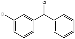 1-chloro-3-(chlorophenylmethyl)benzene Struktur