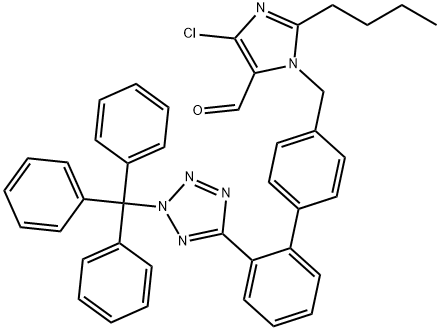 N-Trityl Losartan Carboxaldehyde Struktur