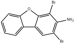 2,4-DibroModibenzo[b,d]furan-3-aMine Struktur