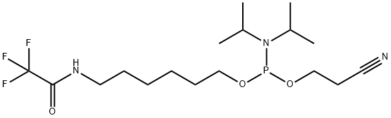 5'-AMINO-MODIFIER-C 6-TFA CEP Structure