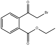 ETHYL 2-(2-BROMOACETYL)BENZENECARBOXYLATE Struktur