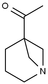 Ethanone, 1-(1-azabicyclo[3.1.1]hept-5-yl)- (9CI) Struktur