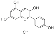 PELARGONIDIN CHLORIDE Structure