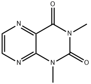 1,3-DIMETHYL-2,4(1H,3H)-PTERIDINEDIONE Struktur