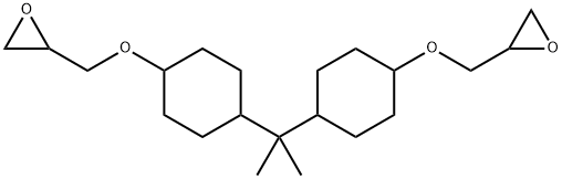 2,2'-[(1-甲基亞乙基)雙(4,1-環(huán)亞己基氧基亞甲基)]雙環(huán)氧乙烷 結(jié)構(gòu)式