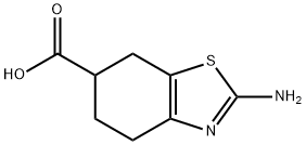 6-Benzothiazolecarboxylicacid,2-amino-4,5,6,7-tetrahydro-(9CI) Struktur