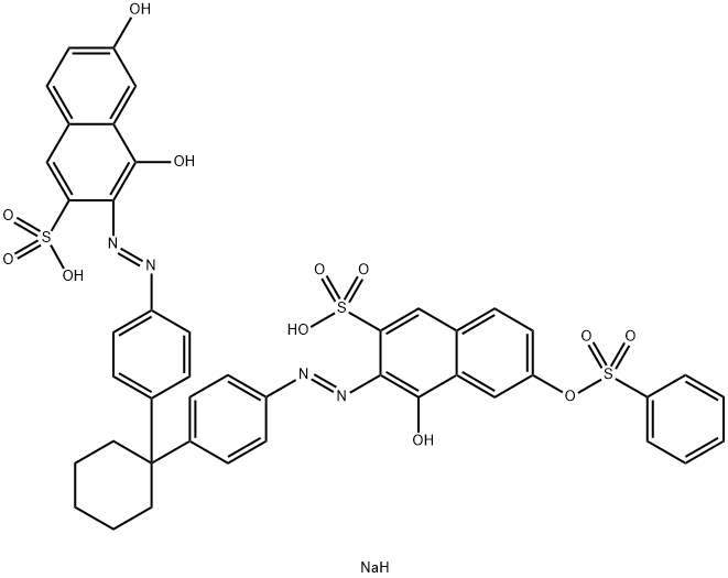 Acid red 163 Struktur