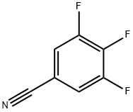 3,4,5-TRIFLUOROBENZONITRILE Structure