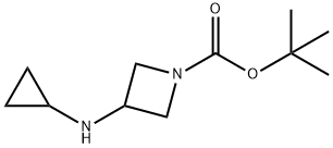 tert-butyl 3-(cyclopropylaMino)azetidine-1-carboxylate Struktur