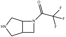 3,6-Diazabicyclo[3.2.0]heptane, 6-(trifluoroacetyl)- (9CI) Struktur