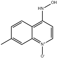 7-METHYL-4-HYDROXYLAMINOQUINOLINE1-OXIDE Struktur