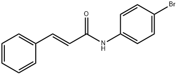 (E)-N-(4-Bromophenyl)-3-phenyl-2-propenamide Struktur