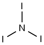 nitrogen iodide Struktur