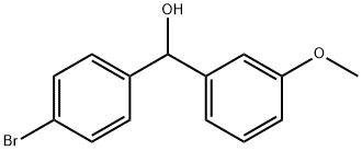 (4-bromophenyl)(3-methoxyphenyl)methanol Struktur