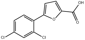 5-(2,4-二氯苯基)-2-糠酸 結(jié)構(gòu)式