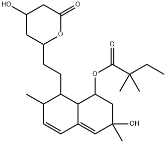 6'-HYDROXY SIMVASTATIN Struktur