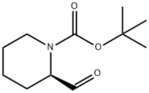 (R)-2-FORMYL-PIPERIDINE-1-CARBOXYLIC ACID TERT-BUTYL ESTER Struktur