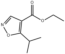 ETHYL-5-ISOPROPYL-ISOXAZOLE-4-CARBOXYLATE Struktur