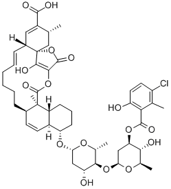 O-demethylchlorothricin Struktur