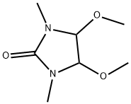 4,5-dimethoxy-1,3-dimethylimidazolidin-2-one Struktur