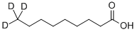 NONANOIC-9,9,9-D3 ACID Struktur