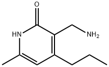 2(1H)-Pyridinone, 3-(aMinoMethyl)-6-Methyl-4-propyl- Struktur