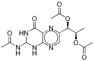 2,3-Dihydro-2-N-acetyl-1',2'-di-O-acetyl-biopterin-d3 Struktur