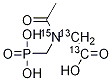 N-Acetyl Glyphosate-13C2,15N Struktur