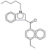 1-(Pentyl-d11)-3-(4-ethyl-naphthoyl)indole
JWH 210-d11 Struktur