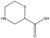 THIOMORPHOLINE-2-CARBOXYLICACID Struktur