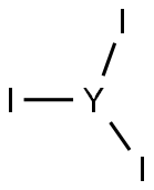 YTTRIUM IODIDE Struktur