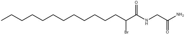 2-Bromo-myristoyl-glycinamide Struktur