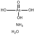 AMMONIUM ORTHOARSENATE TRIHYDRATE Struktur