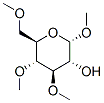 alpha-d-Glucopyranoside, methyl 3,4,6-tri-O-methyl- Struktur